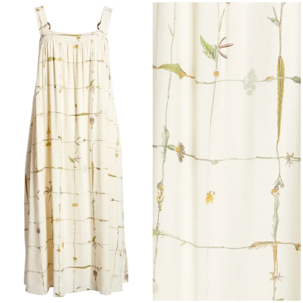 Floral Embroidered Midi Dress